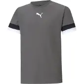 Puma Funktionstopp 'TeamRise' mörkgrå / svart / vit