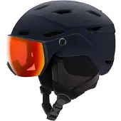 Smith - Skidhjälmar män - Survey Eu Matte Midnight Navy Chromapop Everyday Red Mirror för Unisex - Storlek 55-59 cm - Marinblå