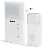 Alecto AC Plug-In Trådlöst Dörrklockset 36 Melodies / LED Indicator Vit