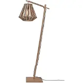Good&Mojo Golvlampa Merapi, Ljust trä, Vardagsrum / matsal, Bambu, Golvlampa