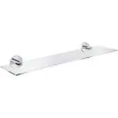 GROHE Start glasshylla 530x145 mm glas/metal forkromad m/hållare