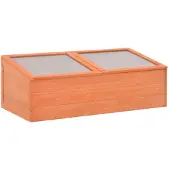 vidaXL Växthus trä 100x50x34 cm