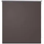 vidaXL Rullgardin mörkläggning 164,4x230 cm Tygbredd 160 cm kaffe