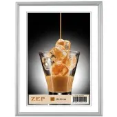 Zep AL1S3 Växelram akryl Pappersformat: 20 x 15 cm (B x H) 15 cm x 20 cm Silver