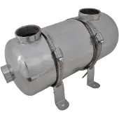 vidaXL Poolvärmeväxlare 355 x 134 mm 40 kW