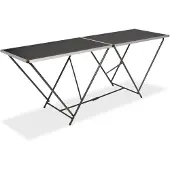 vidaXL Hopfällbart tapetbord MDF och aluminium 200x60x78 cm