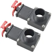 vidaXL Pool Gate Ventil 2 st 1,5"