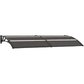 vidaXL Entrétak svart 240x75 cm PC