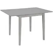 vidaXL Utdragbart matbord (80-120)x80x74 cm grå MDF