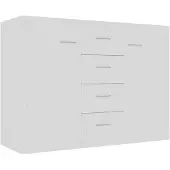 vidaXL Skåp Vitt 88 x 30 x 65 cm Spånskiva