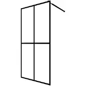 vidaXL Duschvägg till duschkabin härdat frostat glas 118x190 cm