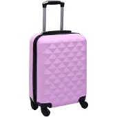 vidaXL Hardside resväska Rosa ABS 92419