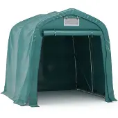 vidaXL Garagetält PVC 2,4x2,4 m grön