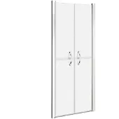 vidaXL Duschdörr frostad ESG 71x190 cm