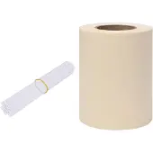 vidaXL Insynsskydd för trädgården PVC 70x0,19 m gräddvit
