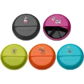 Carl Oscar Snackbox - 790 ml - Turquoise Giraffe - - One Size - Matlåda