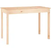 vidaXL Matbord 110x55x75 cm massivt furuträ