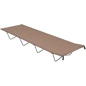 vidaXL Campingsäng 180x60x19 cm oxfordtyg och stål taupe