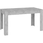 vidaXL Matbord, Middagsbord, Matsalsmöbel, Matbord Kök Restaurang Hem Inomhus, Grå 804206