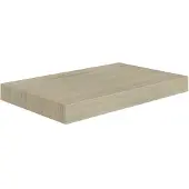 vidaXL Svävande vägghylla ek 40x23x3,8 cm MDF
