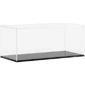 vidaXL Akryllåda transparent 34x16x14 cm
