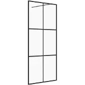 vidaXL Duschvägg med Glas Badkarsskärm Badrumsaccessoar Duschavskiljare Inomhus ESG 151025