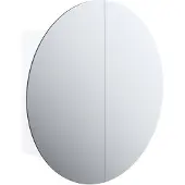 vidaXL Badrumsskåp med Spegel och LED, Vit, 40X40X17,5 Cm