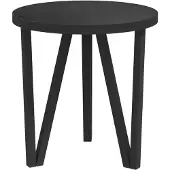 vidaXL Tebord svart Ø35 cm MDF