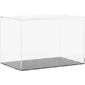 vidaXL Displaylåda transparent 56x36x37 cm akryl