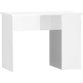 vidaXL Skrivbord vit högglans 100x55x75 cm konstruerat trä
