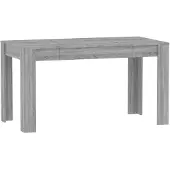 vidaXL Matbord Sonoma grå 140x74,5x76 cm Ingenjörsträ 815199