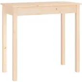 vidaXL Konsolbord, 80X40X75 Cm, Massivt Furuved