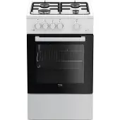 Beko Fsg52020fw Gasspis Med Ugn 4 Brännare