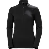 Helly Hansen Lifa Merino Midweight 1/2 Zip, Dam, Svart