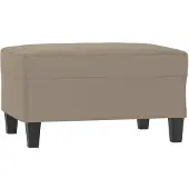 vidaXL Fotpall brun 70x55x41 cm mikrofiber tyg