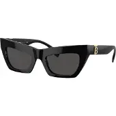 Burberry Cat Eye Dam Svart Mörkgrå BE4405