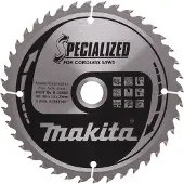 Makita Specialized - Cirkelsågblad - för trä - 165 mm - 40 tänder