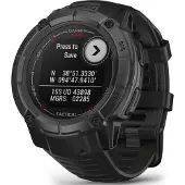 Garmin Instinct 2X Solar - Tactical Edition - 50 mm - fiberförstärkta polymerer - Ja smart klocka med band - handledsstorlek: 145-228 mm - monokrom - 64 MB - Bluetooth, ANT+ - 67 g - svart