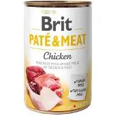 Brit Kycklingpaté Och-kött 400g 6 Enheter
