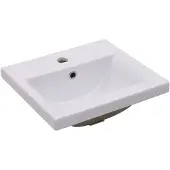 vidaXL Inbyggt handfat 42x39x18 cm keramik vit