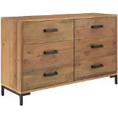 vidaXL Skåp, Brun, 110X35X70 Cm, Massivt Furuved