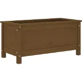 vidaXL Odlingslåda 82,5x40x39 cm honungsbrun massiv furu