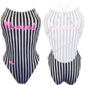 Turbo Sirene Pink Mermaid Baddräkt