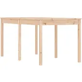 vidaXL Trädgårdsbord 159,5x82,5x76 cm Massiv furu 823976
