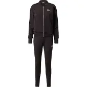 Emporio Armani Träningsoverall svart / vit