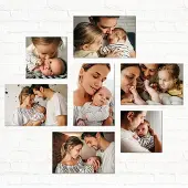 Smartphoto Canvas Galleri 7 Panel Moln