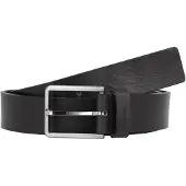 Calvin Klein Leather Belt - - Black - Men - 80 Cm