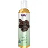 Now Solutions, Ekologisk Jojoba, Fuktgivande Multi-Purpose Olja för Ansikte, Hår och Kropp, 8-Ounce
