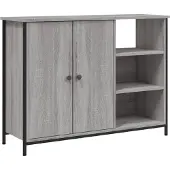 vidaXL Skänk grå sonoma 100x33x75 cm konstruerat trä
