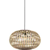 QAZQA Orientalisk pendellampa bambu 44 cm - Amira
